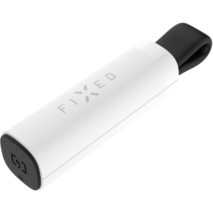Fixed nyckelring med tracker, Apple Find My, vit