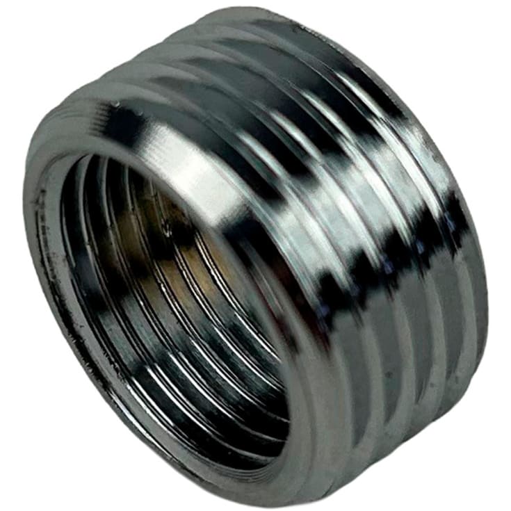 Overgang, 1/2" x 3/8", forniklet