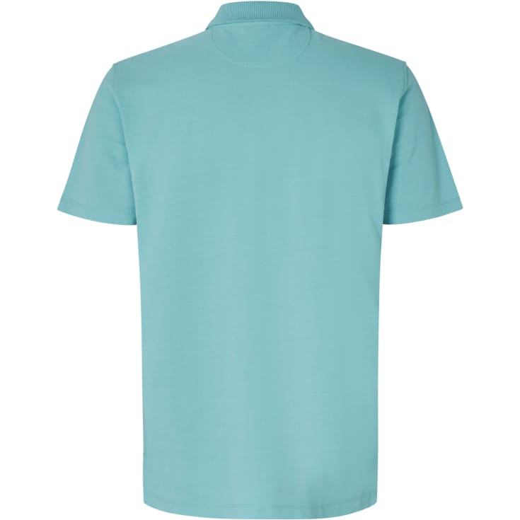 ID Ease polo T-shirt, Støvet Aqua, 2XL