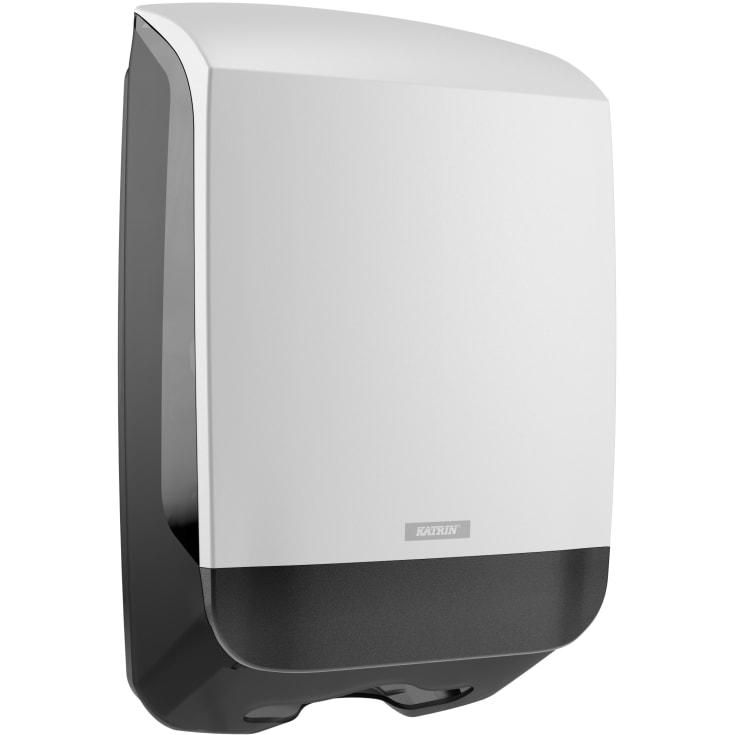 Katrin dispenser 77410 til håndklædeark M, plast, hvid