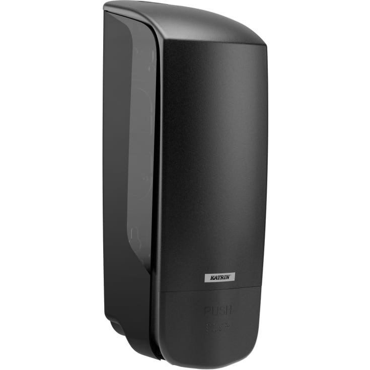 Katrin dispenser 77397 til sæbe/håndsprit, 1000 ml, plast, sort