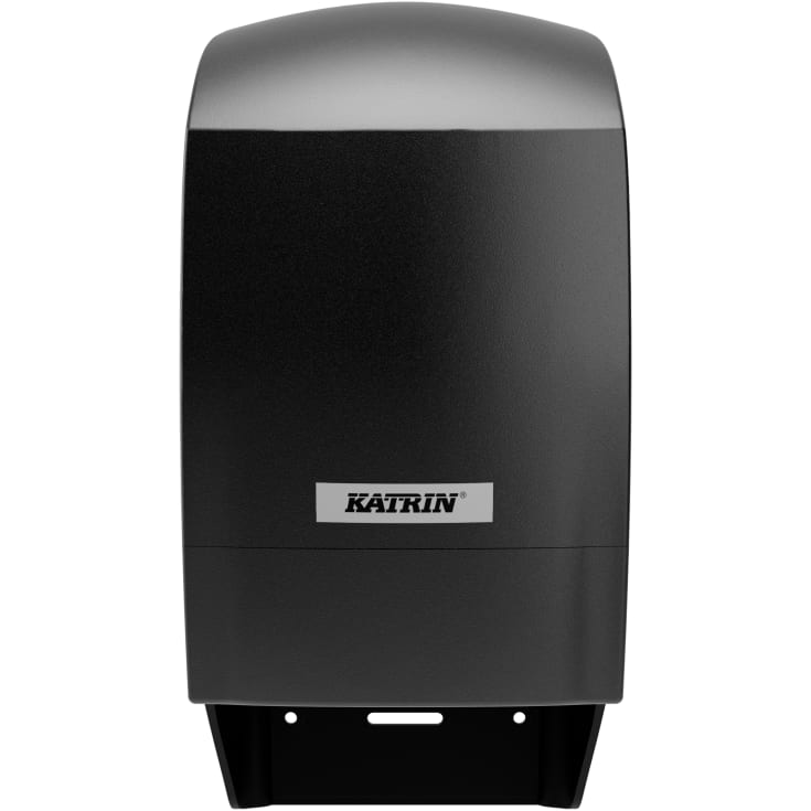 Katrin dispenser 77519 for 2 ruller toalettpapir, plast, svart