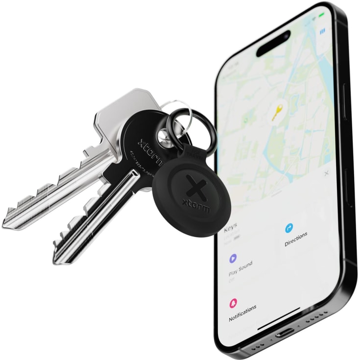 Xtorm Travel Tracker til iOS & Android - Sort