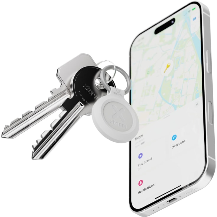Xtorm Travel Tracker 3-pak til iOS & Android - Hvid