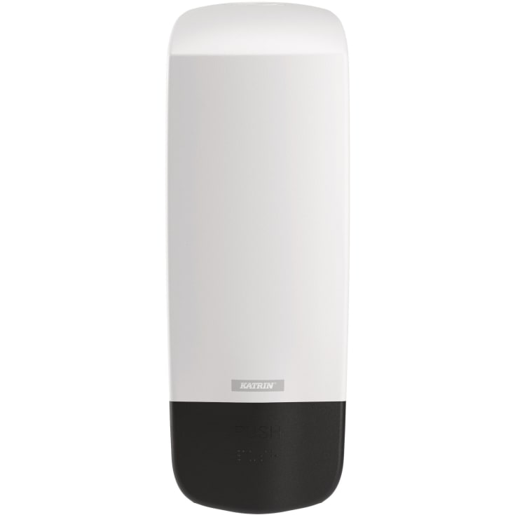 Katrin dispenser för tvål och handsprit, 1000 ml, vit