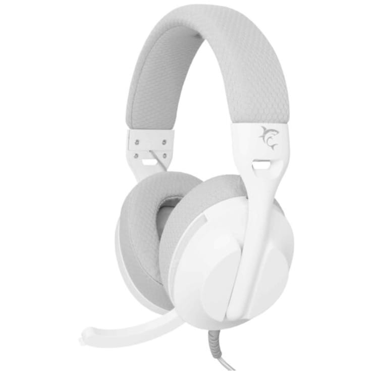 White Shark Parot gamingheadset, vit