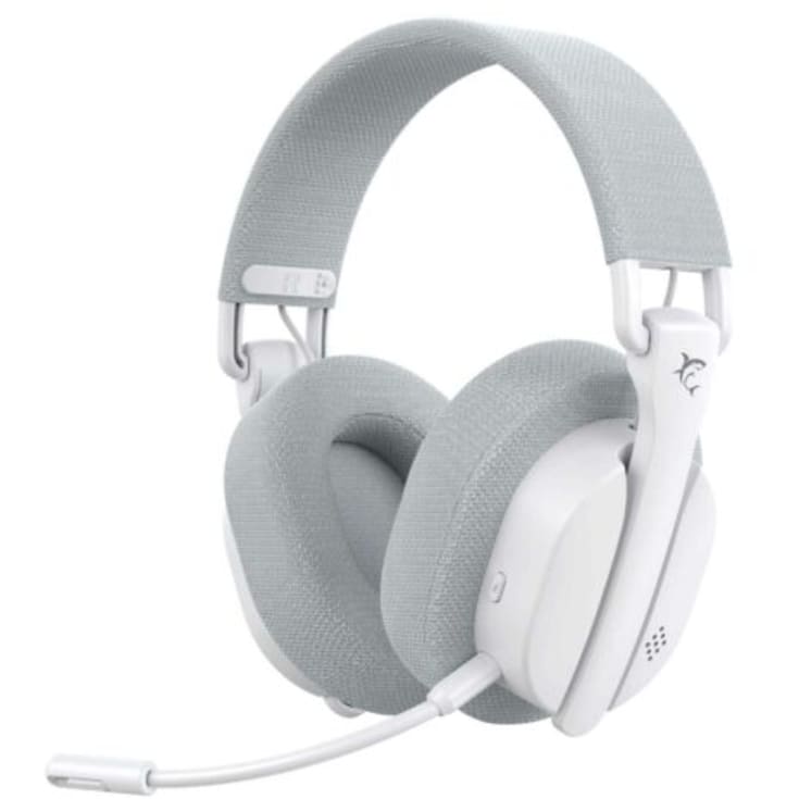 White Shark Firecrest gamingheadset, vit