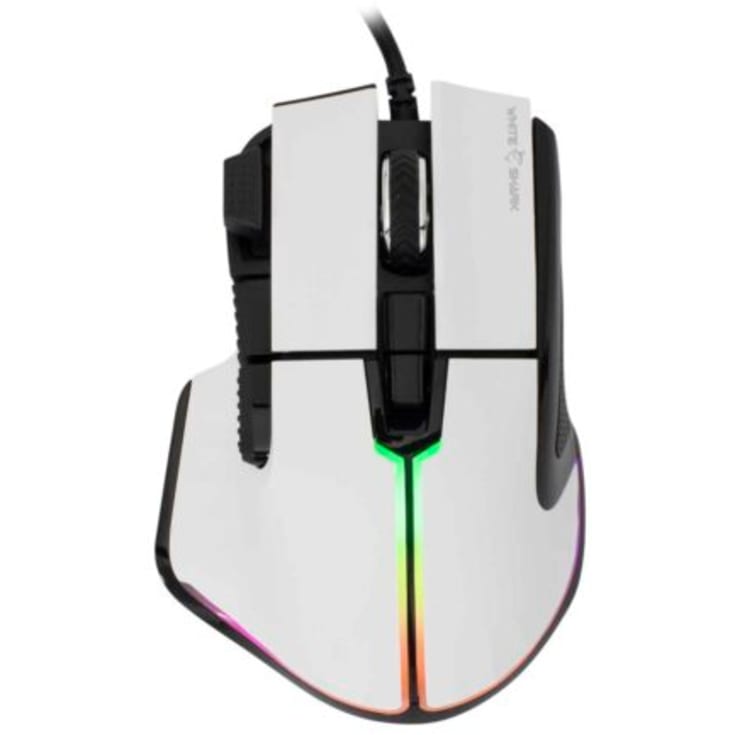 WhiteShark Marrok spelmus, vit