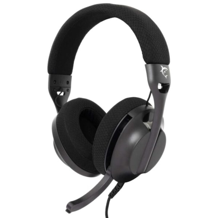 White Shark Parot gamingheadset, svart