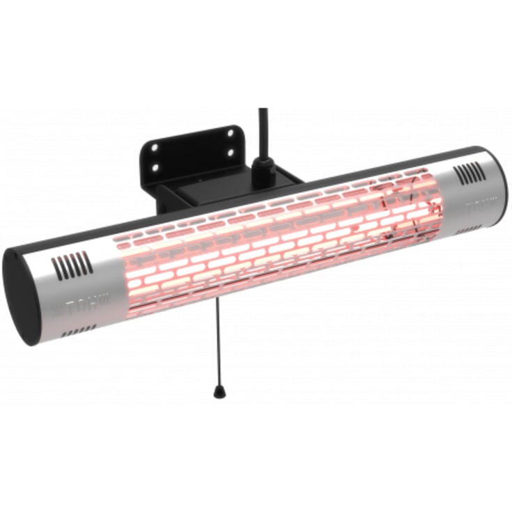 Hortus terrassvärmare, infraröd, väggmodell GT, 1500W, svart