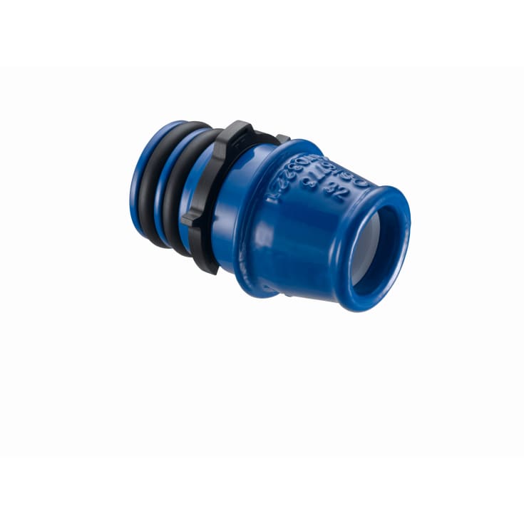 Supa Lock DN32 overgang med 32 mm indstiksmuffe, PN16