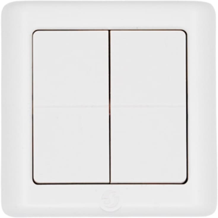 Shelly Blu batteritryk med 4 slutte, Zigbee, hvid