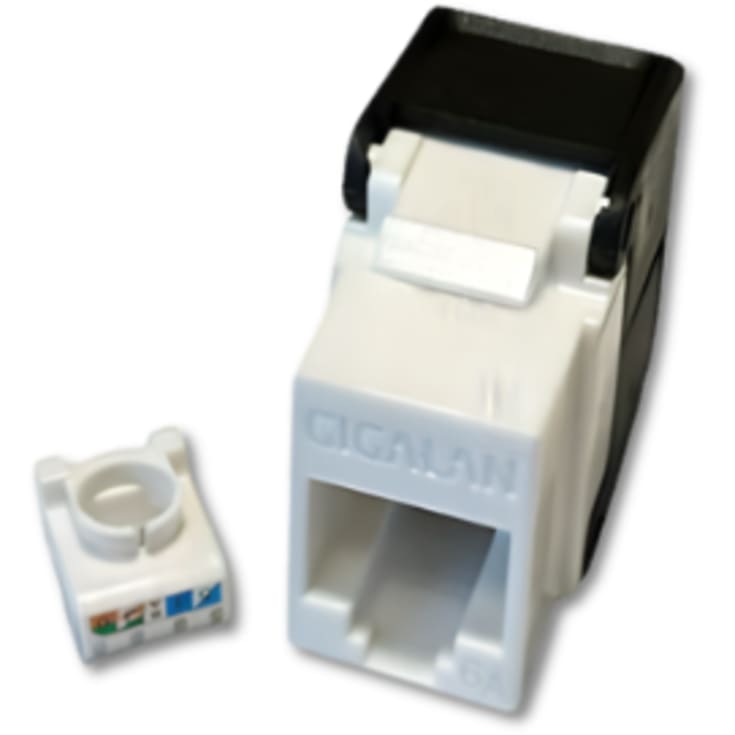 150 stk Kontakt Keystone Standard UTP Cat.6A, flip-jack, bulk