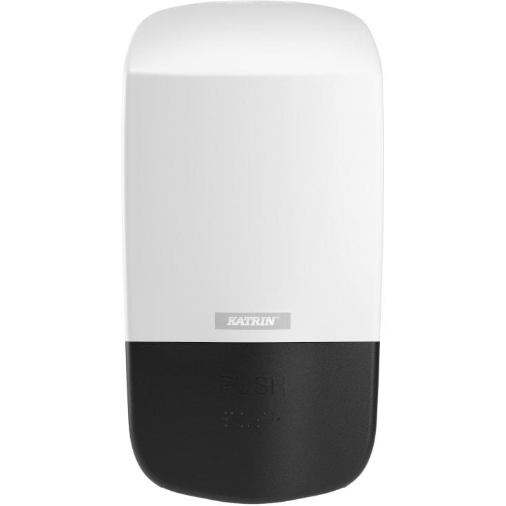 Katrin dispenser 77335 för tvål/handsprit, 500 ml, plast, vit