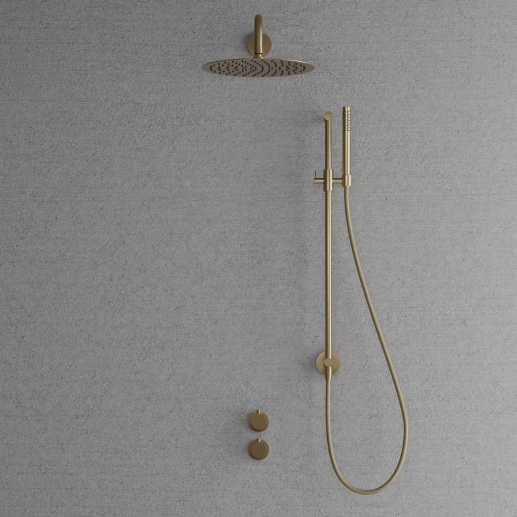Scandtap Harmonized 5x duschset, borstad guld