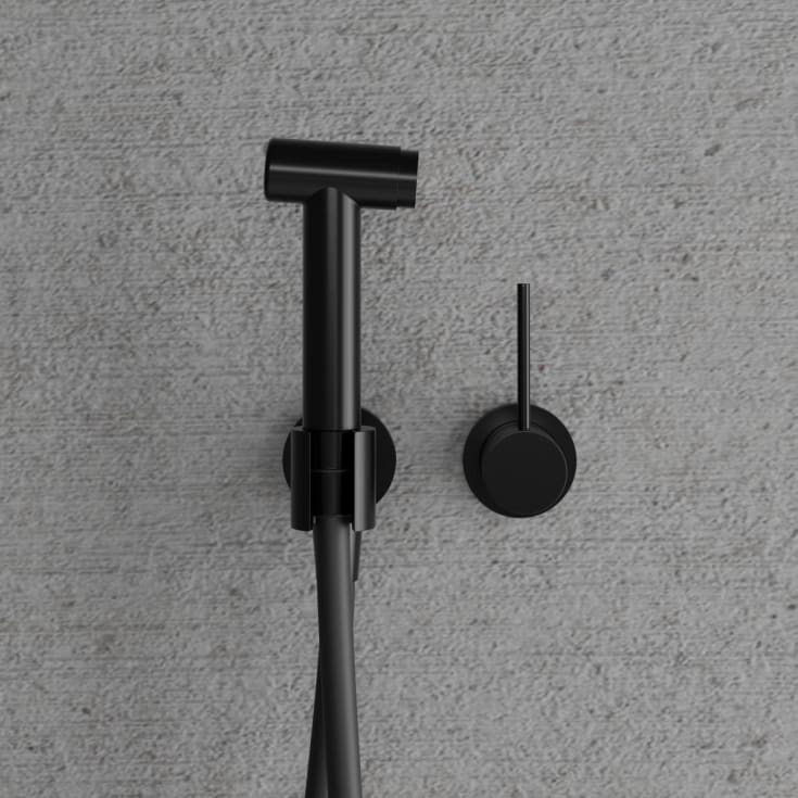 Scandtap Harmonized B blandare med bidédusch, svart