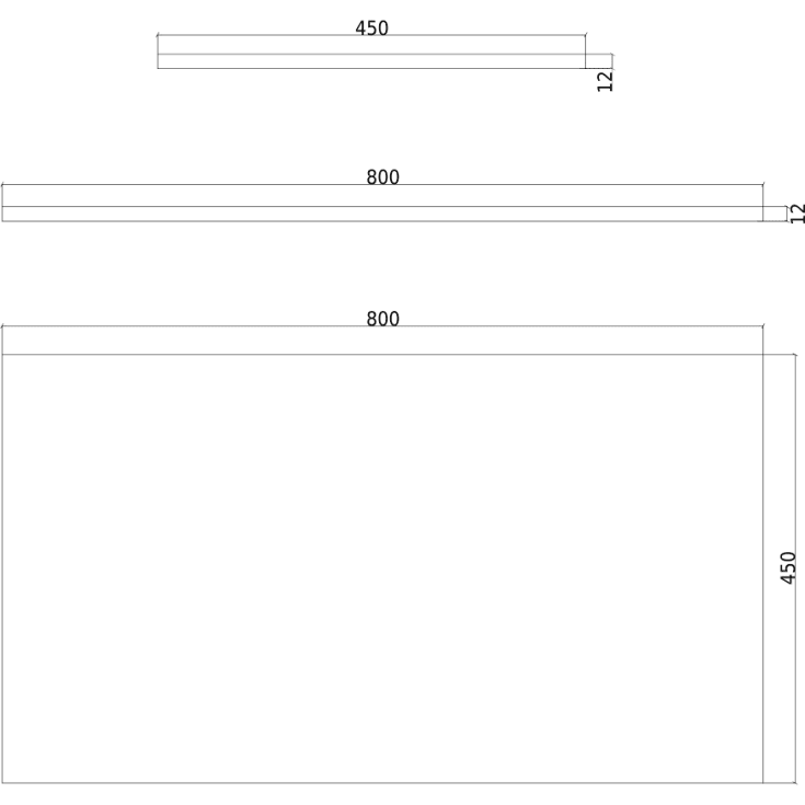 Copenhagen Bath Acovi 80 benkeplate, 80x45 cm, hvit matt