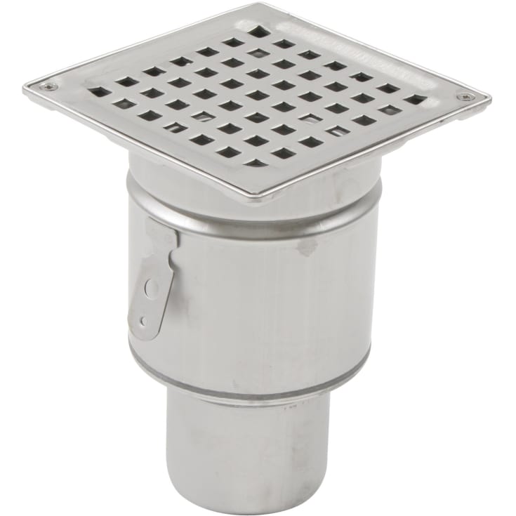 75 mm BLÜCHER afløbsskål uden studs, beton