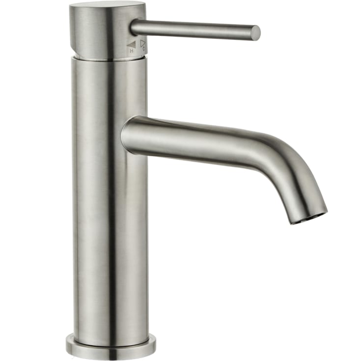 Zen Sanitary Slimline håndvaskarmatur, børstet rustfrit stål