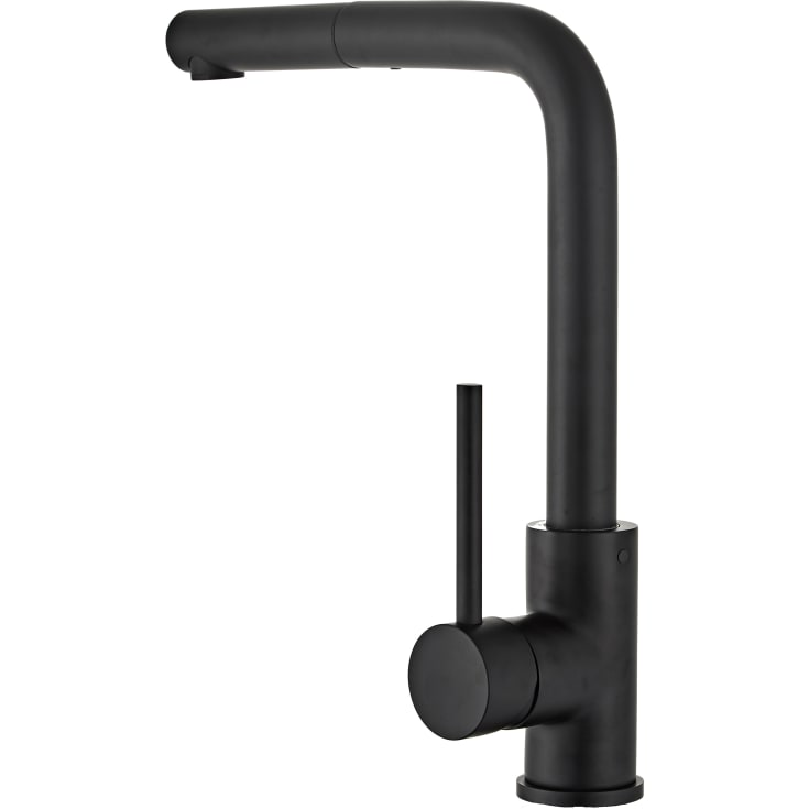 Zen Sanitary køkkenarmatur, udtrækstud, sort