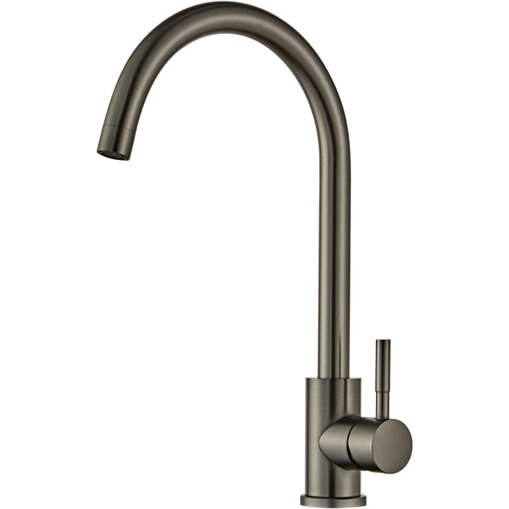 Zen Sanitary köksblandare, svart krom