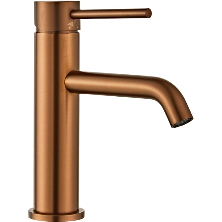 Zen Sanitary Slimline tvättställsblandare, koppar