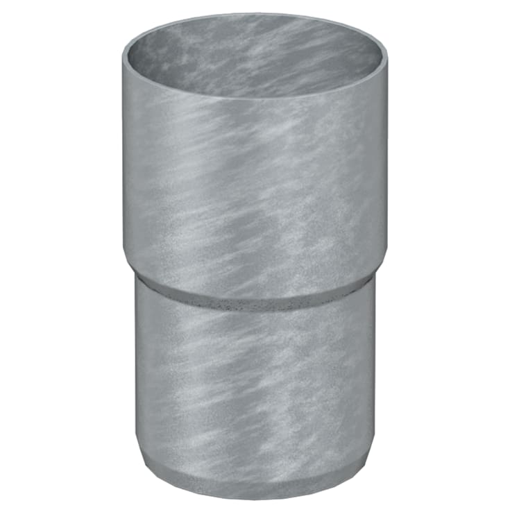 Aco GM-X overgang fra støbejern til GM-X, Ø50 mm, galvaniseret stål