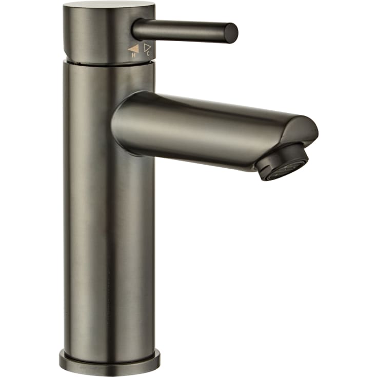 Zen Sanitary Slimline håndvaskarmatur, sort krom