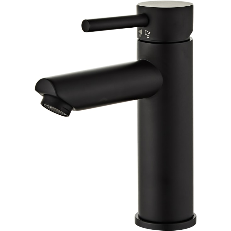 Zen Sanitary Slimline servantbatteri, sort