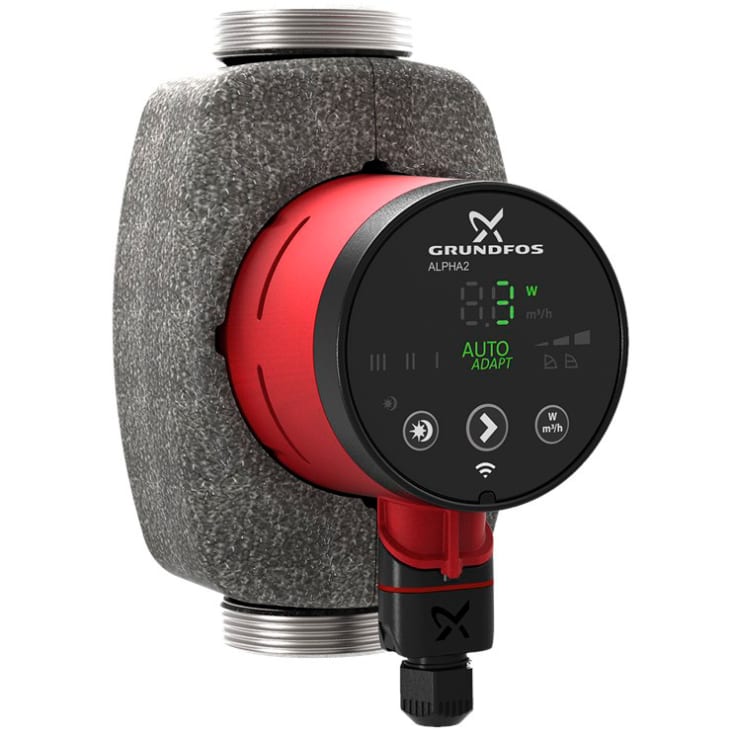 Grundfos Alpha2 32-40 N sirkulasjonspumpe 180 mm, forbruksvann