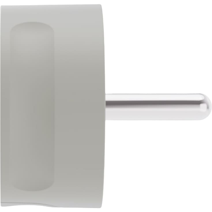 Norm stikprop, uden jord, grå