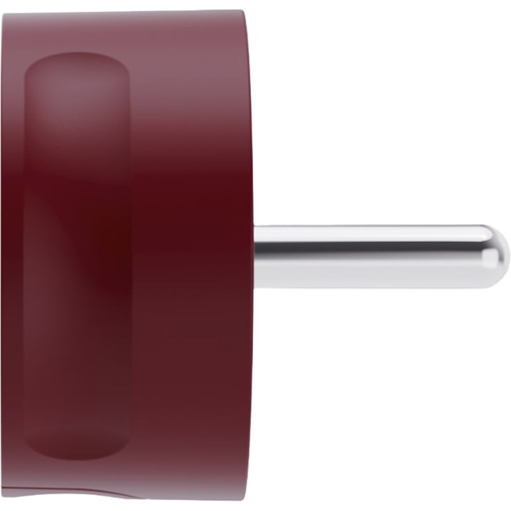 Norm stikprop, uden jord, rød