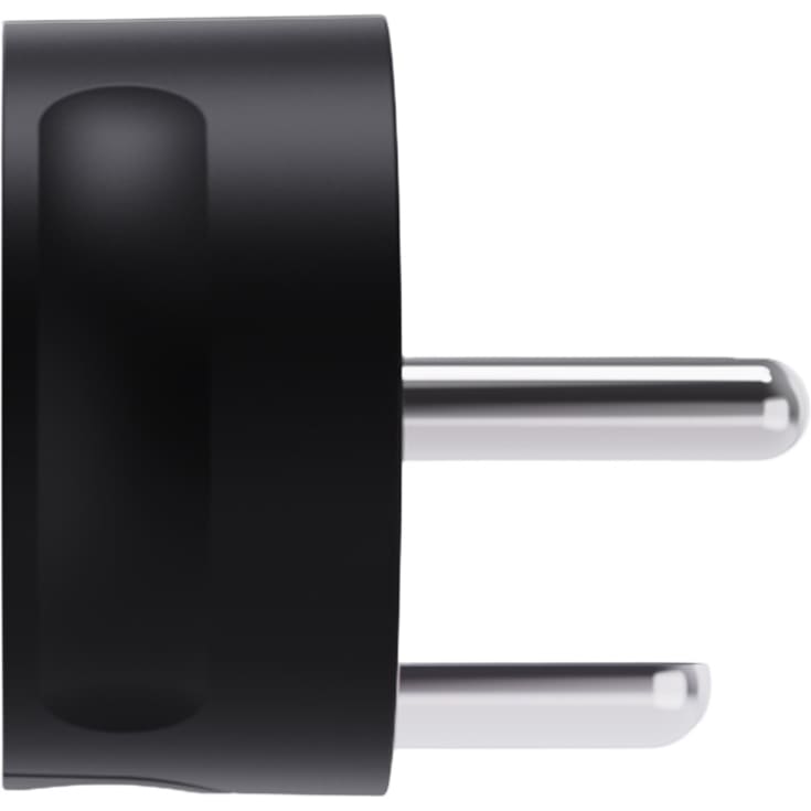 Norm stikprop, med jord, sort