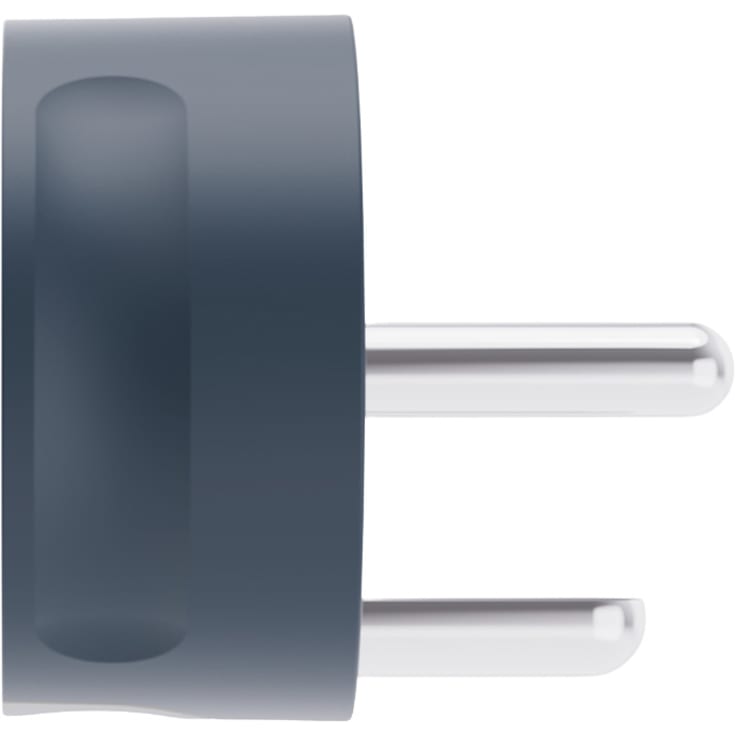 Norm stikprop, med jord, blå