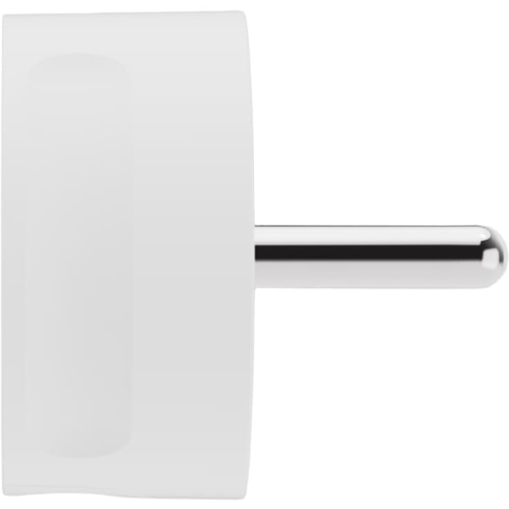 Norm stikprop, uden jord, hvid