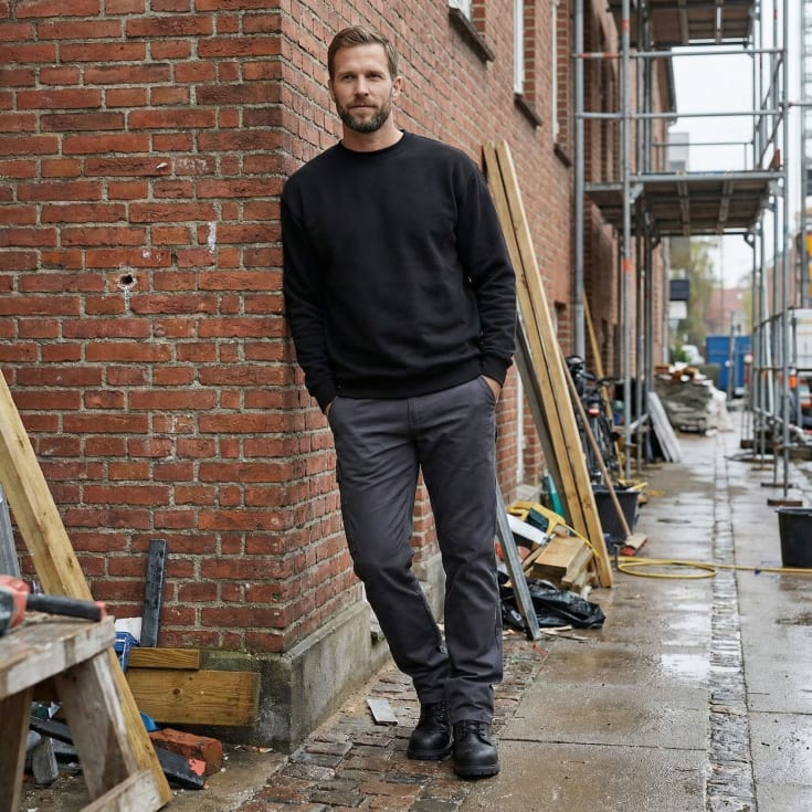 ID Classic Game Sweatshirt, Sort, L