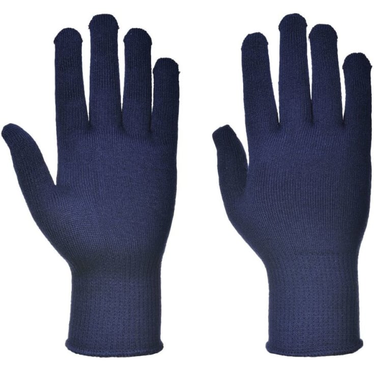Portwest A115 Termisk inderhandsker, Marineblå, 2XL/11