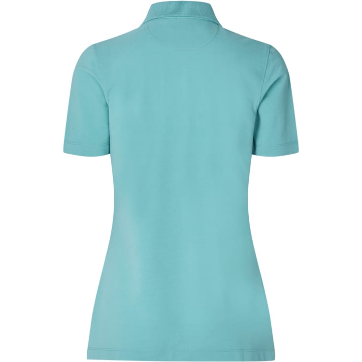 ID Ease dame polo T-shirt, Støvet Aqua, M
