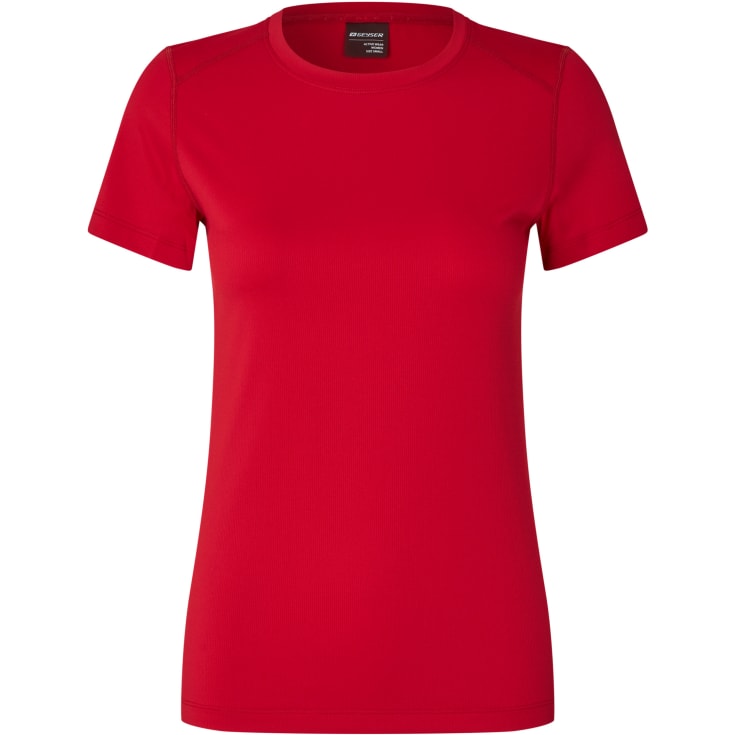 GEYSER Active dame T-shirt, Rød, 2XL