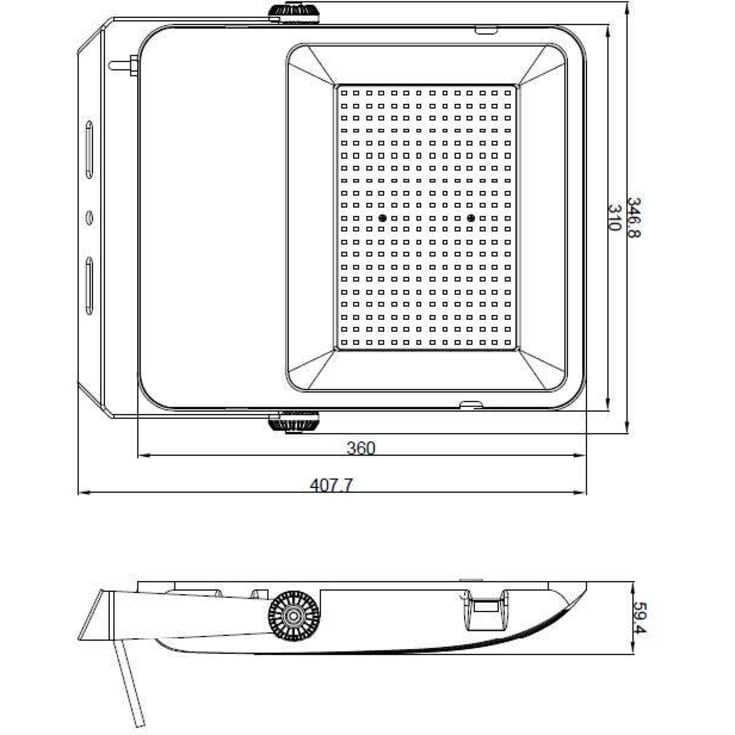 4lite Floodlight projektør, 4000K, 200W