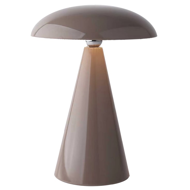 Veli Line Swing genopladelig bordlampe, brun