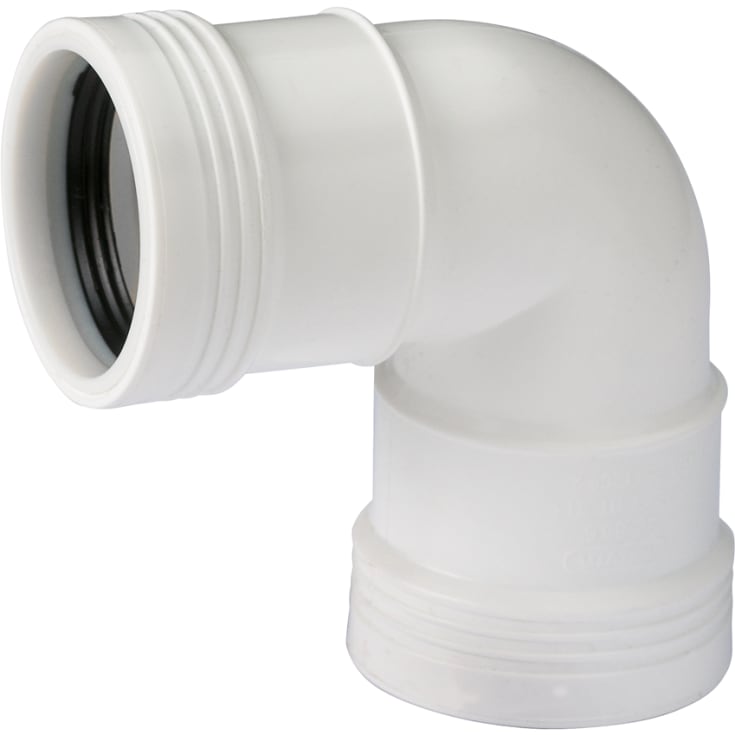 Wavin Ø50mm x 87,5° Böjhylsa/hylsa/, PP vit