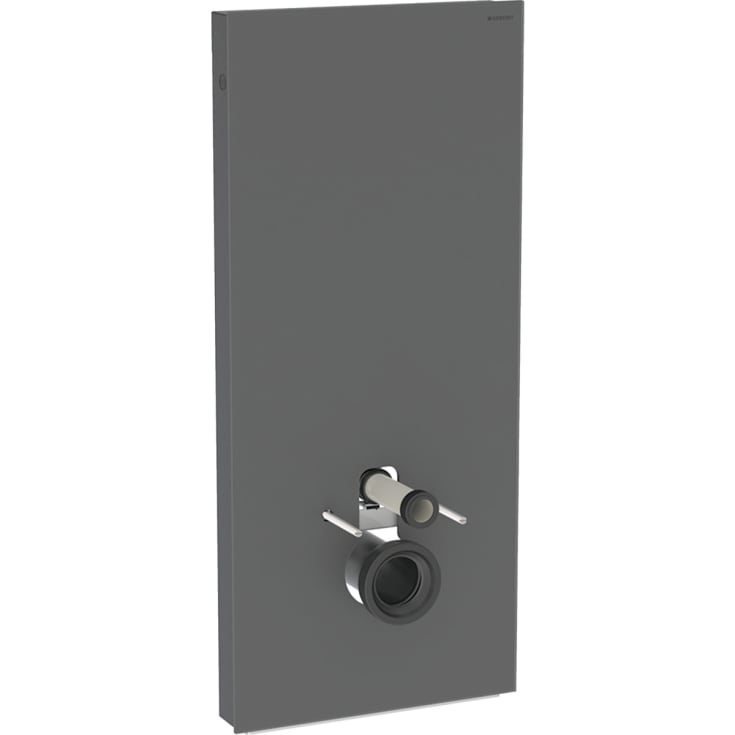 Geberit Monolith Plus sisterne for vegghengt toalett, 114 cm, svart glass