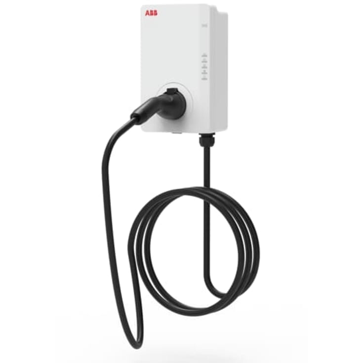 ABB Terra ladeboks med fastmontert kabel, 4G, 11kW