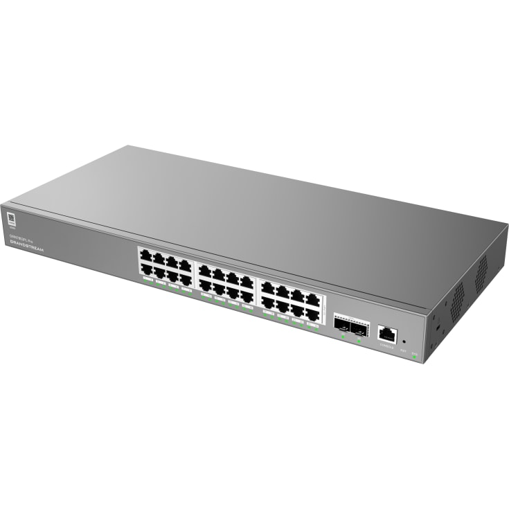 Grandstream GWN7803PL Pro switch, L2, 24X1G, 2XSFP+, 24XPoE, 250W