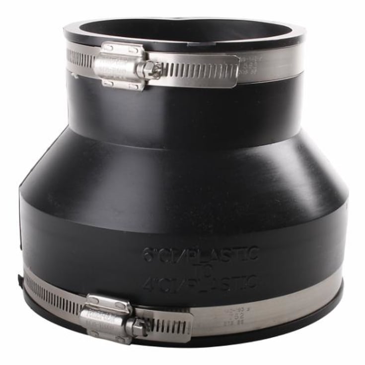 Fernco 40-51/50-63 mm kobling 50 mm t/støbejern DN50, over jord