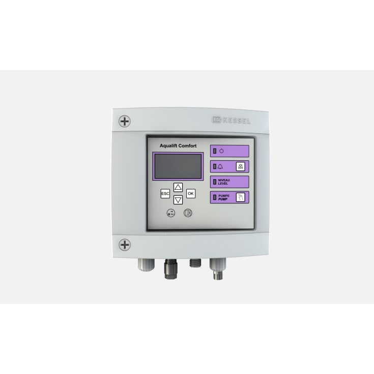 Kessel Aqualift Mono t/installation i flisegulv, sort spildevand