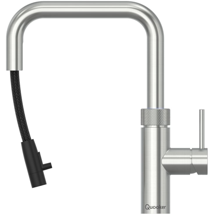 Quooker Flex Square køkkenarmatur, udtrækstud, stål