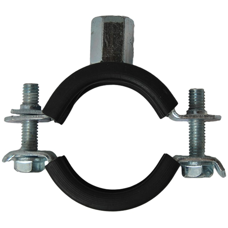Proclamp Combi med dempegummi, 21-27 mm, M8/M10