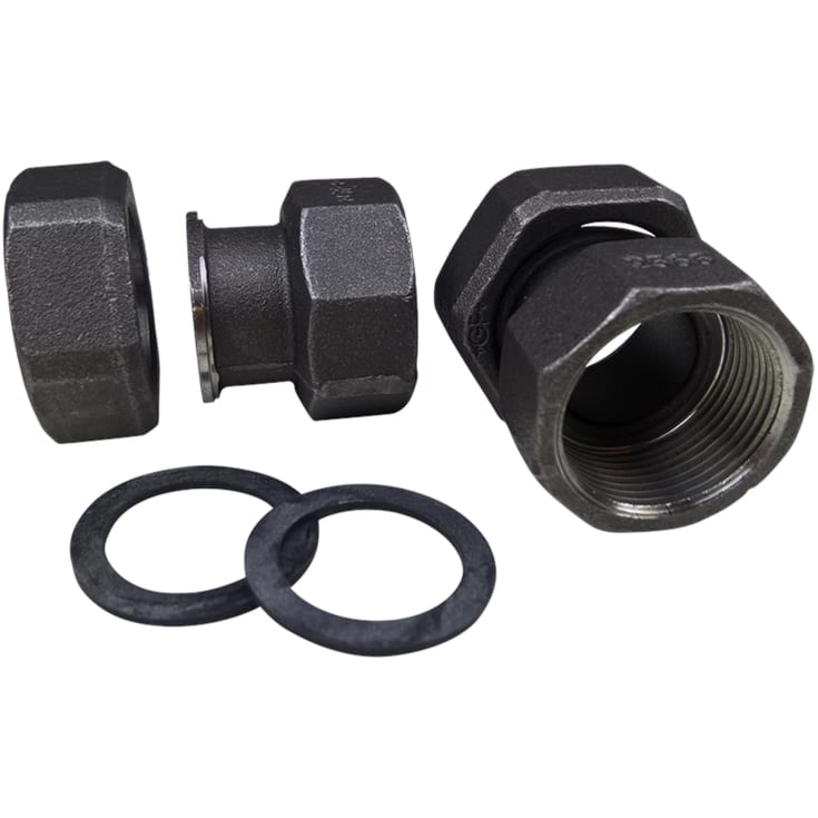 Grundfos unionsett DN 32, 2" x 1 ¼", støpejern